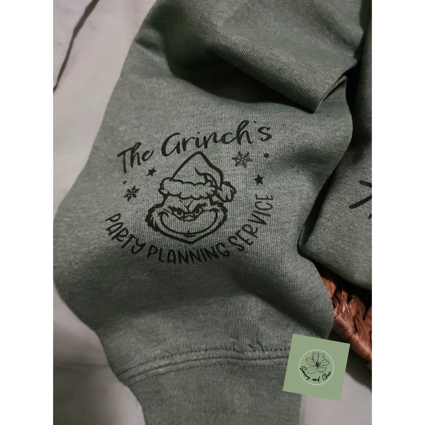 The green guy party planning services sweatshirt - Saucy and Chic