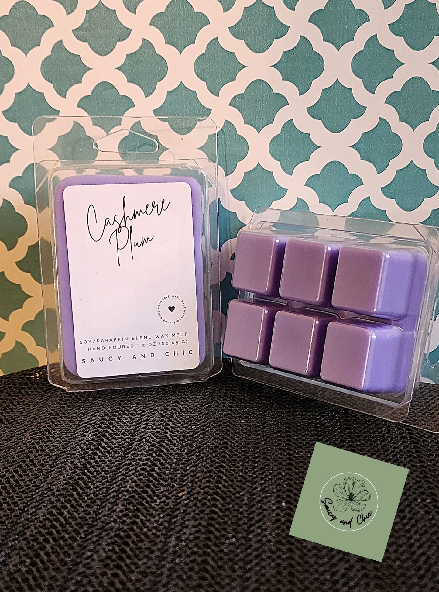 Cashmere Plum Wax Melt - Saucy and Chic