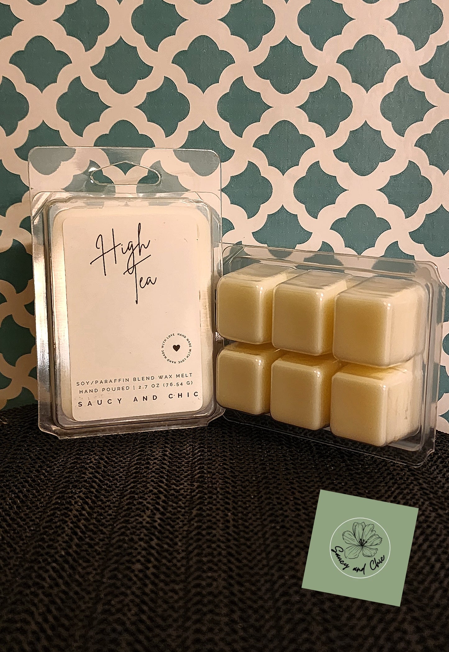 High Tea Wax Melt – Elegant White Tea & Ginger Fragrance for Relaxation