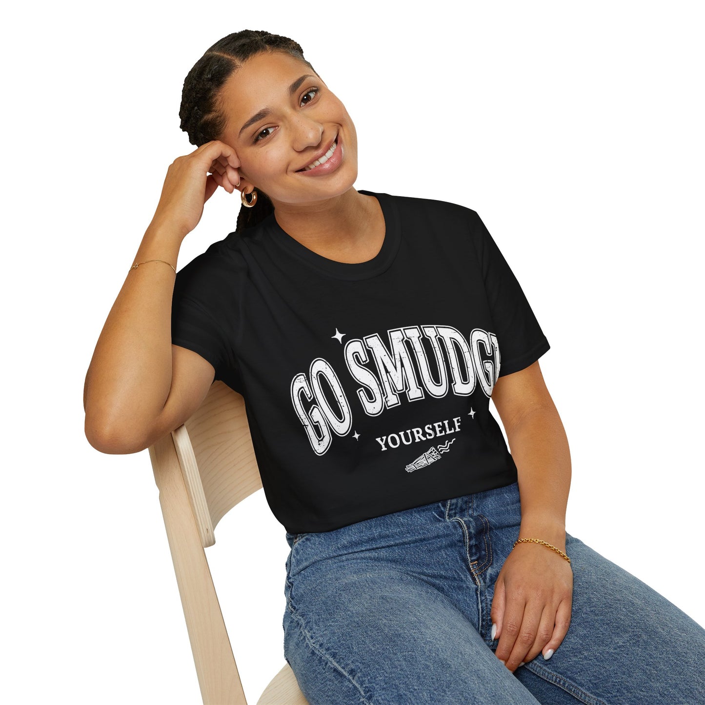 Go Smudge Yourself Unisex Softstyle T-Shirt - Saucy and Chic