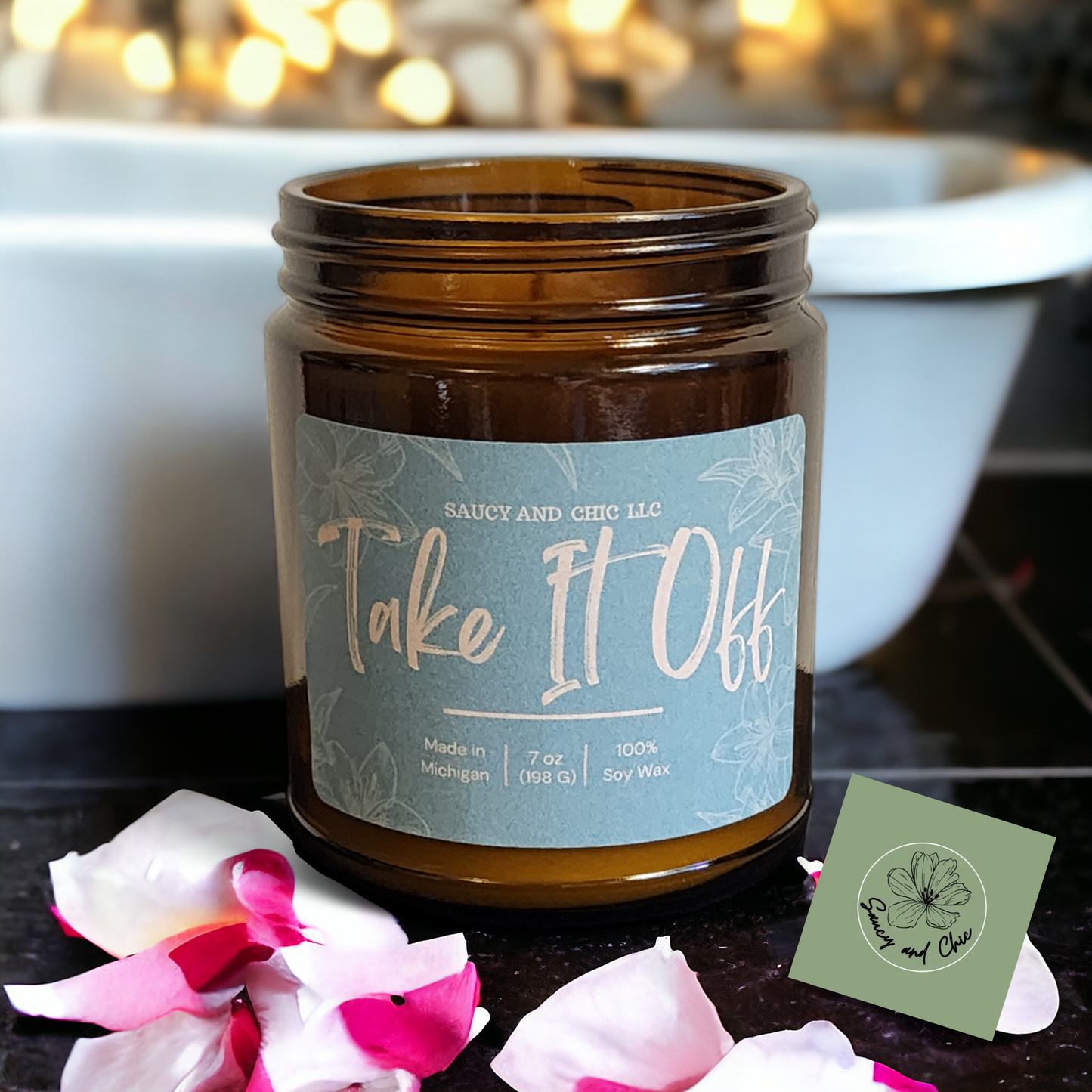 Take It off Scented Candle - Saucy and Chic