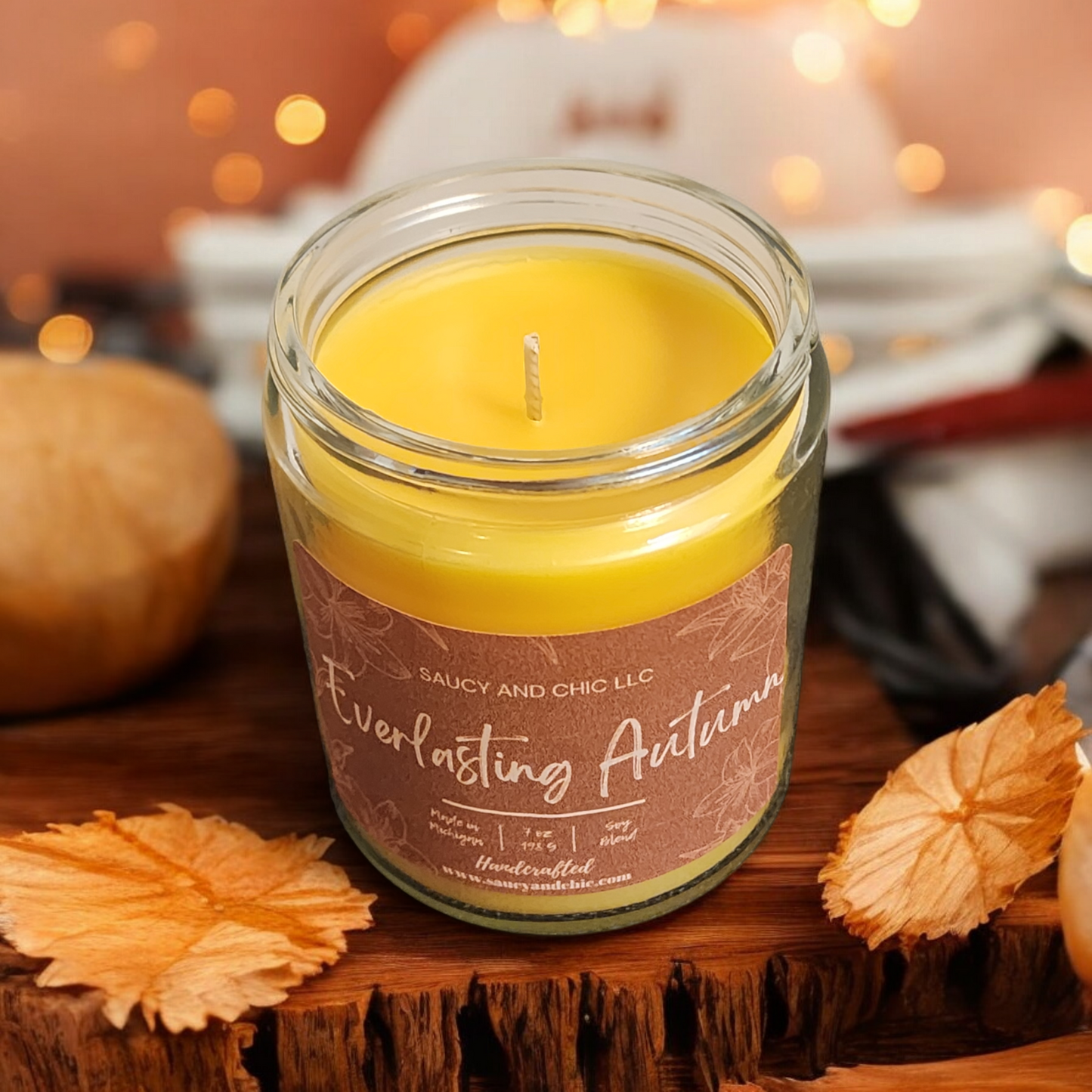 Everlasting Autumn Candle - Cozy Fall Scents for Year-Round Comfort