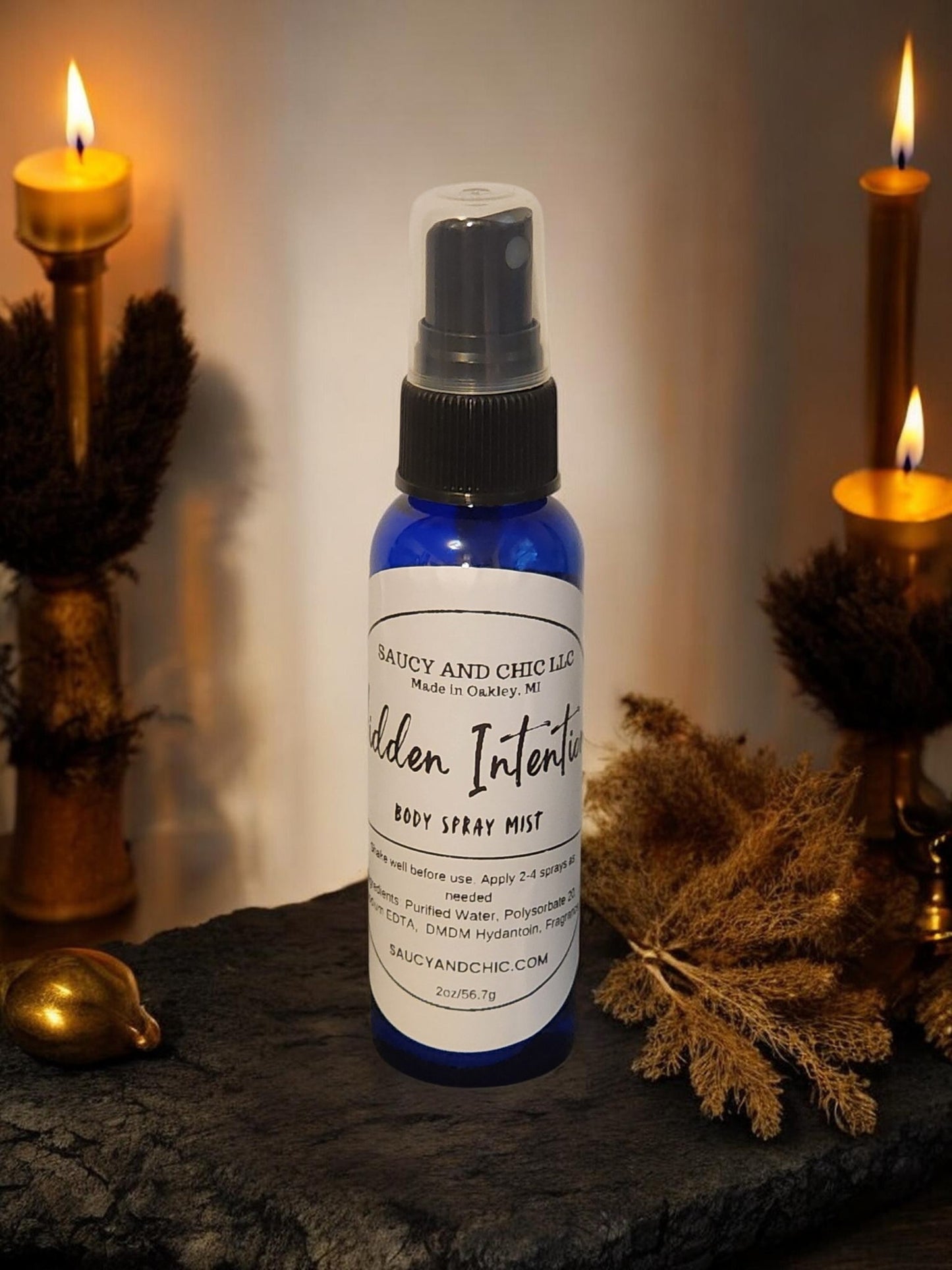 Hidden Intentions Body Mist | Warm, Mysterious & Seductive Fragrance Spray
