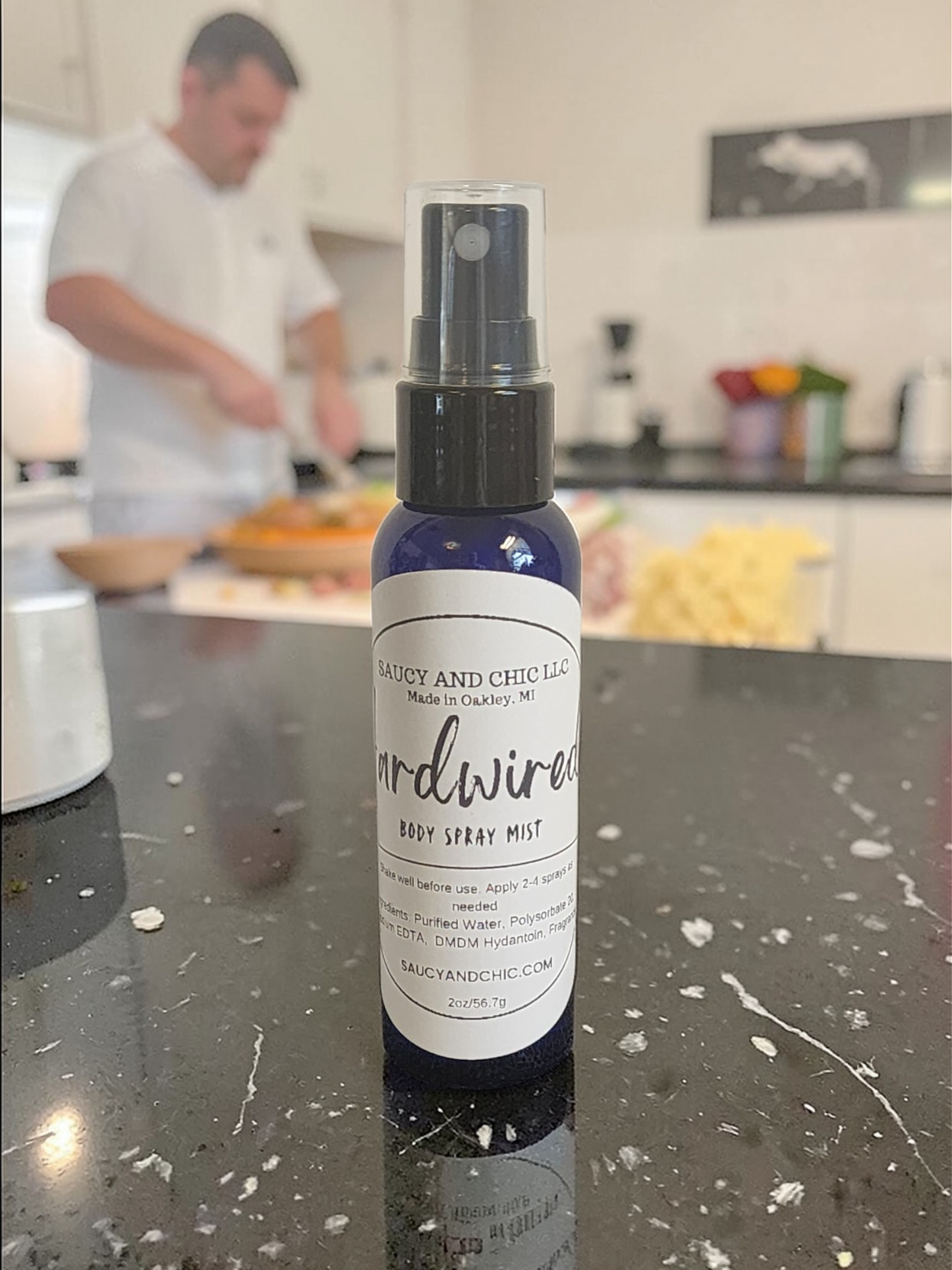 Hardwired Body Mist – Amber, Palo Santo & Soft Musk Warm Wood Perfume Spray