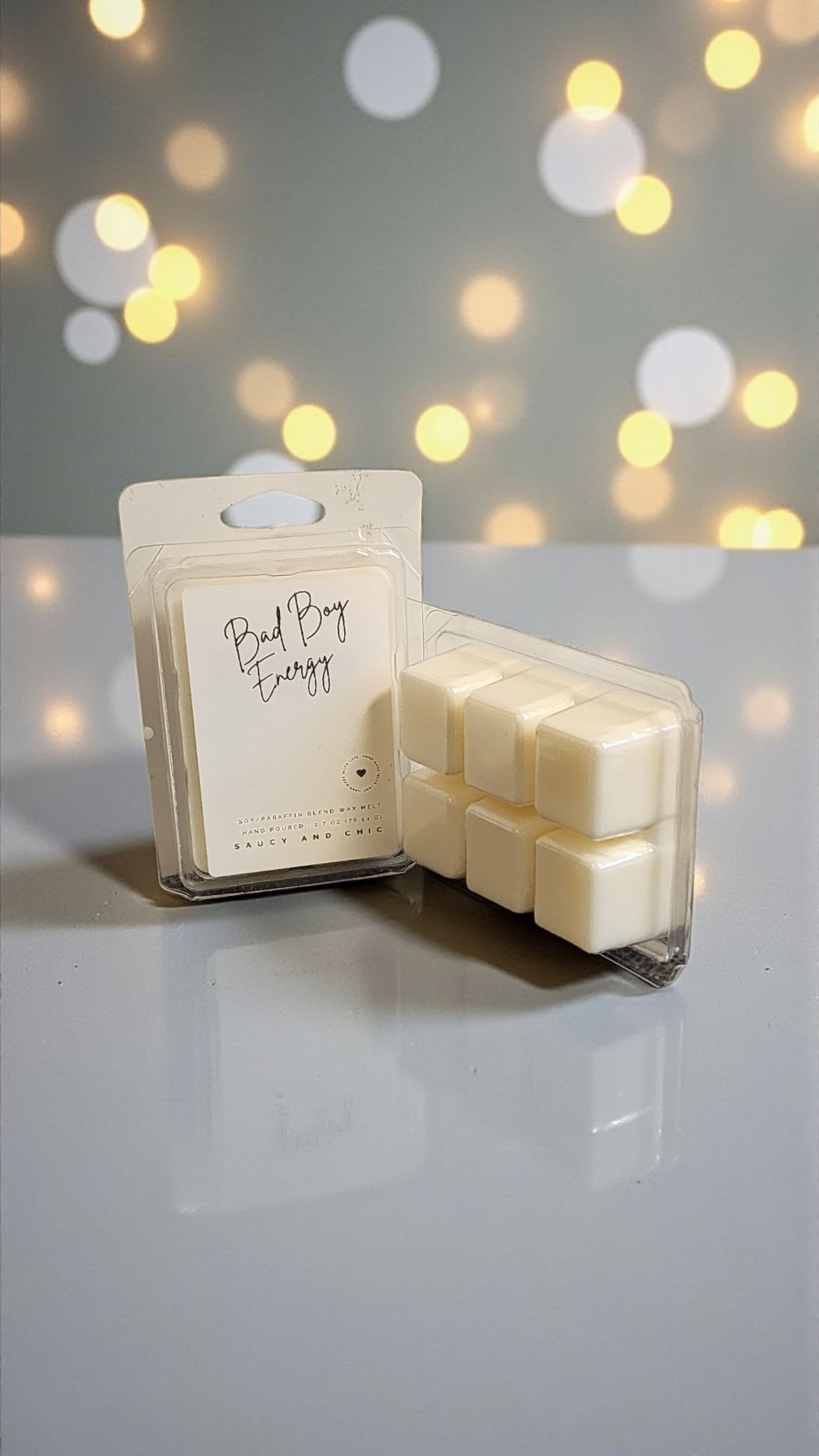 Bad Boy Energy Wax Melt – Bold Masculine Scent • Long-Lasting • Handmade Wax Melts for Home & Bedroom