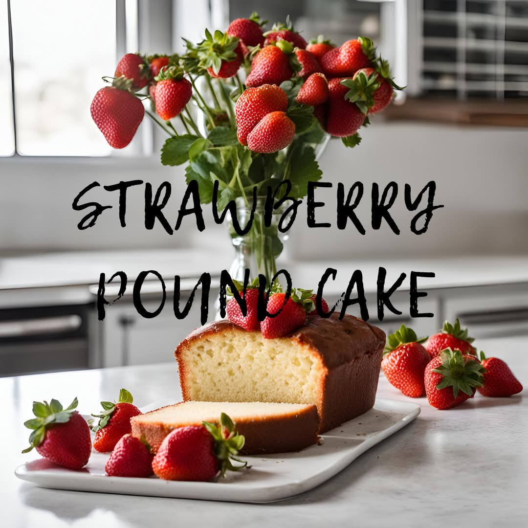 Strawberry pound cake wax melt