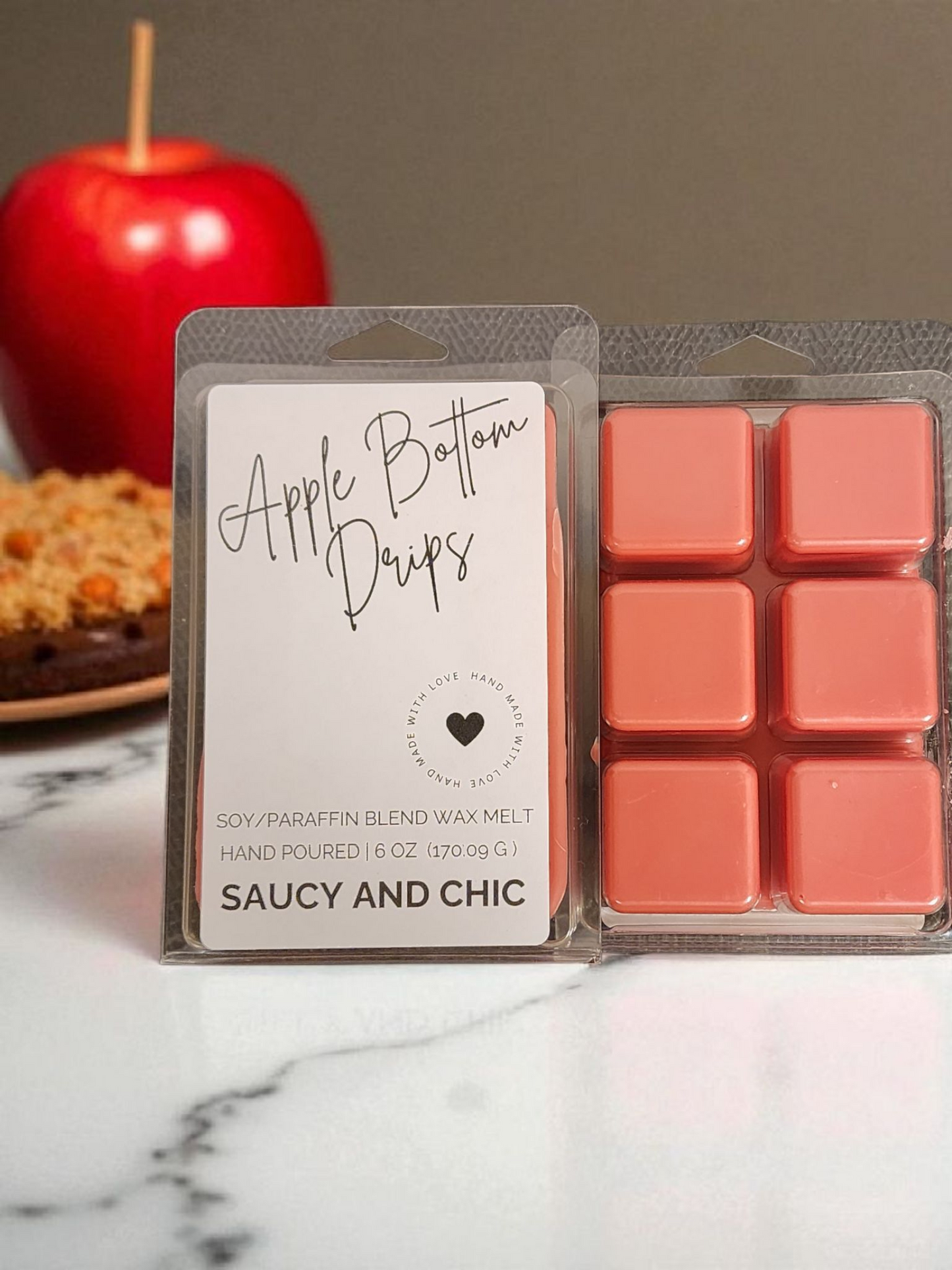 Apple Bottom Drips Wax Melt | Sweet & Warm Autumn Home Scent