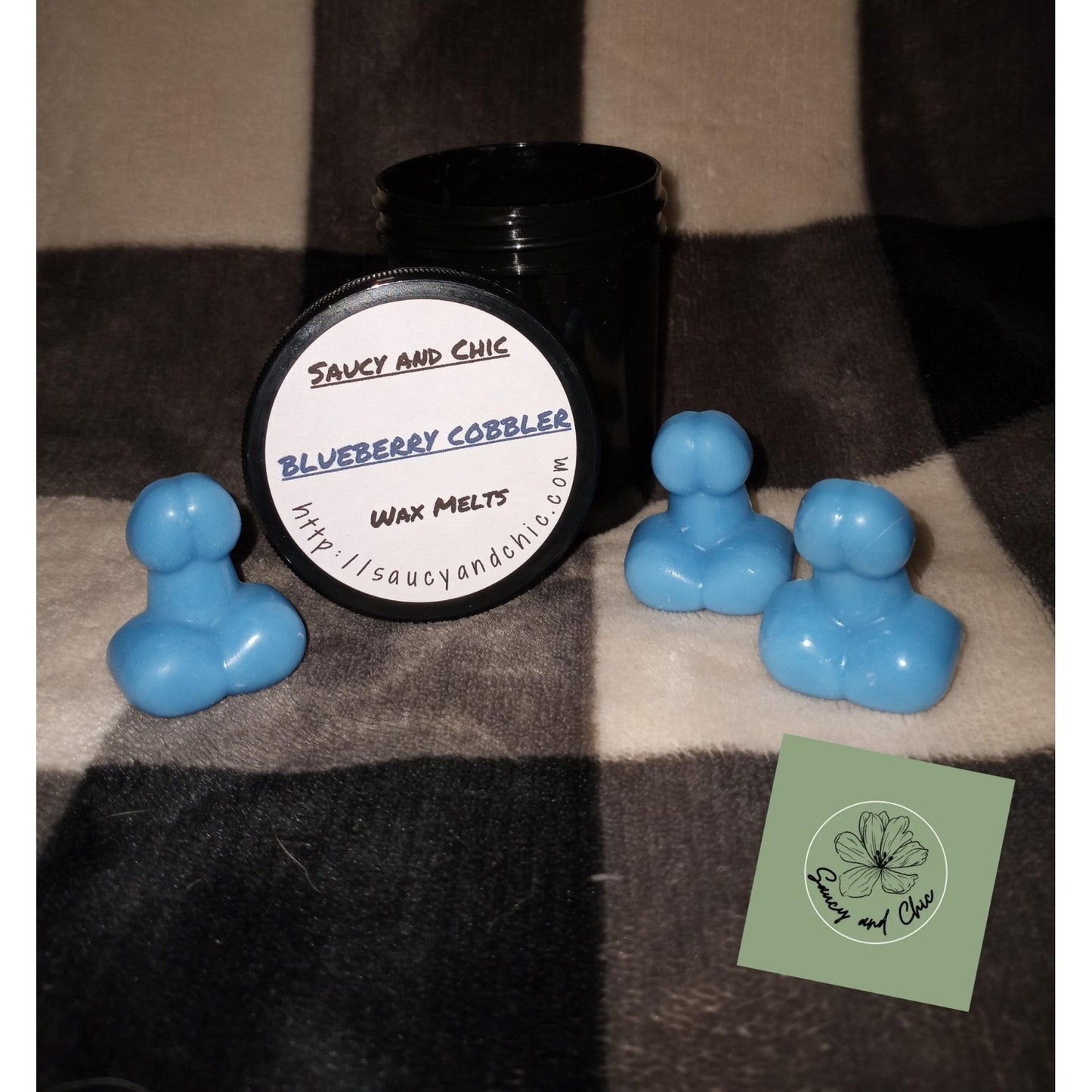 Blueberry Cobbler Jar of Peckers - Saucy and Chic