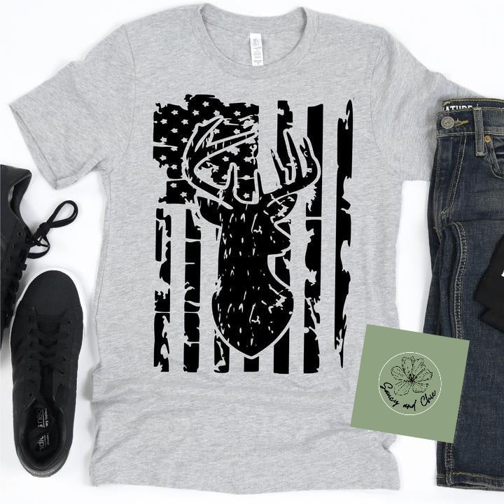 Distressed American Flag - Saucy and Chic