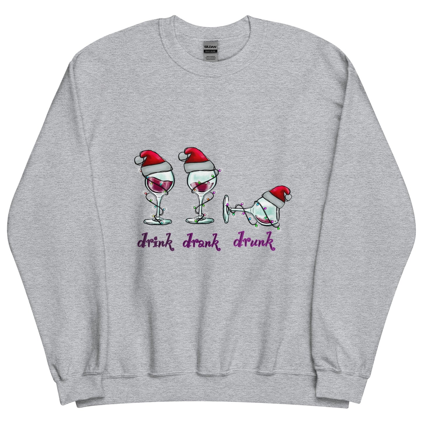Drink drank drunk sweatshirt - Saucy and Chic