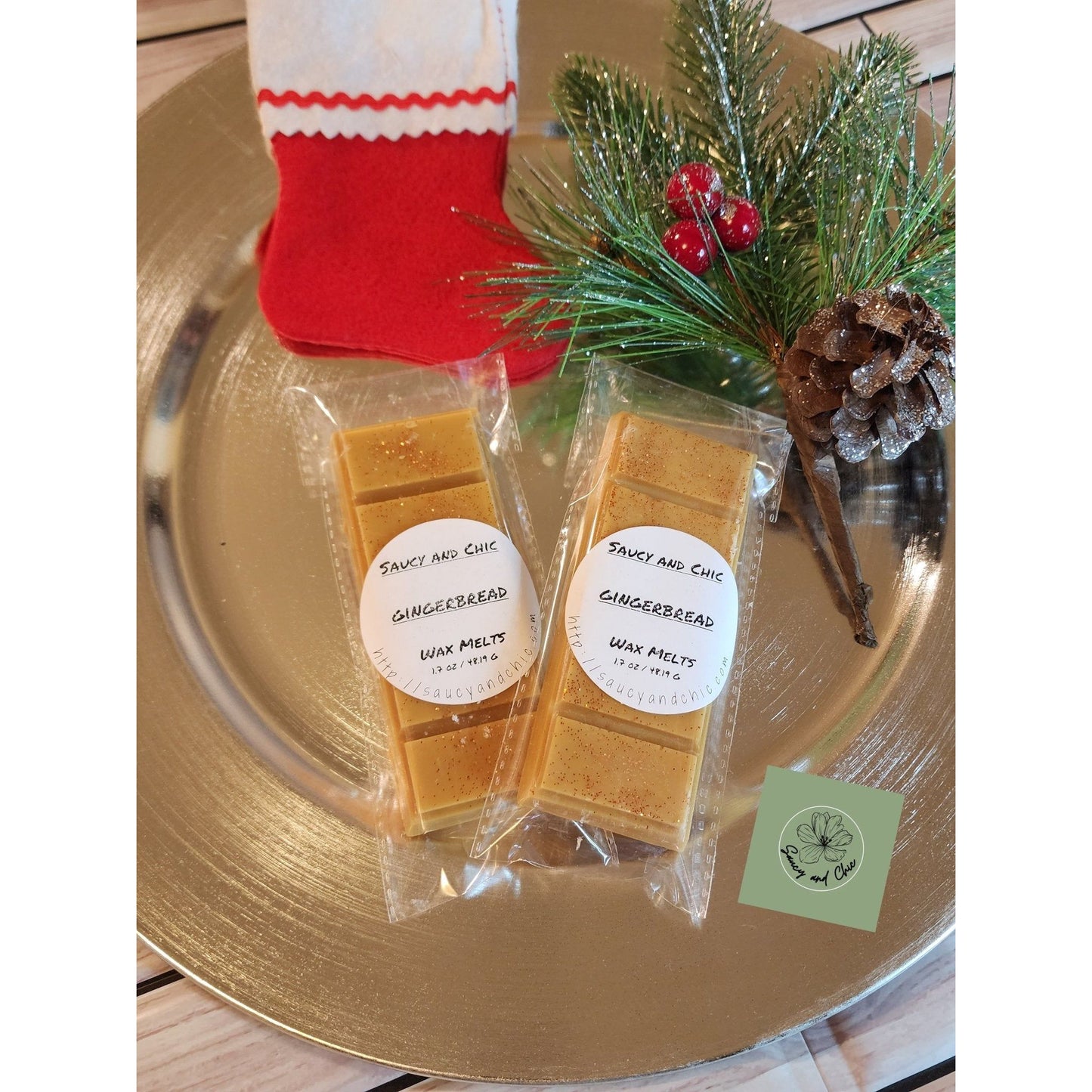 Gingerbread wax melt - Saucy and Chic