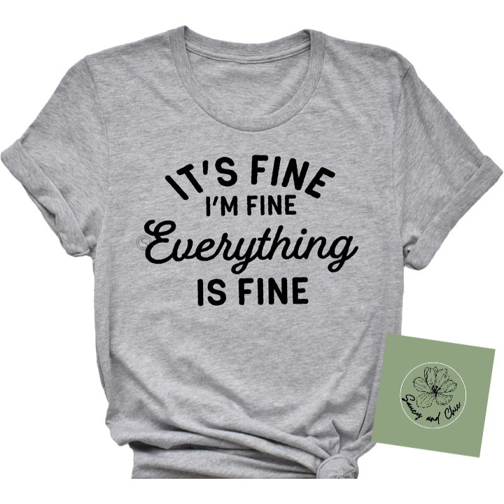 It's fine - Saucy and Chic