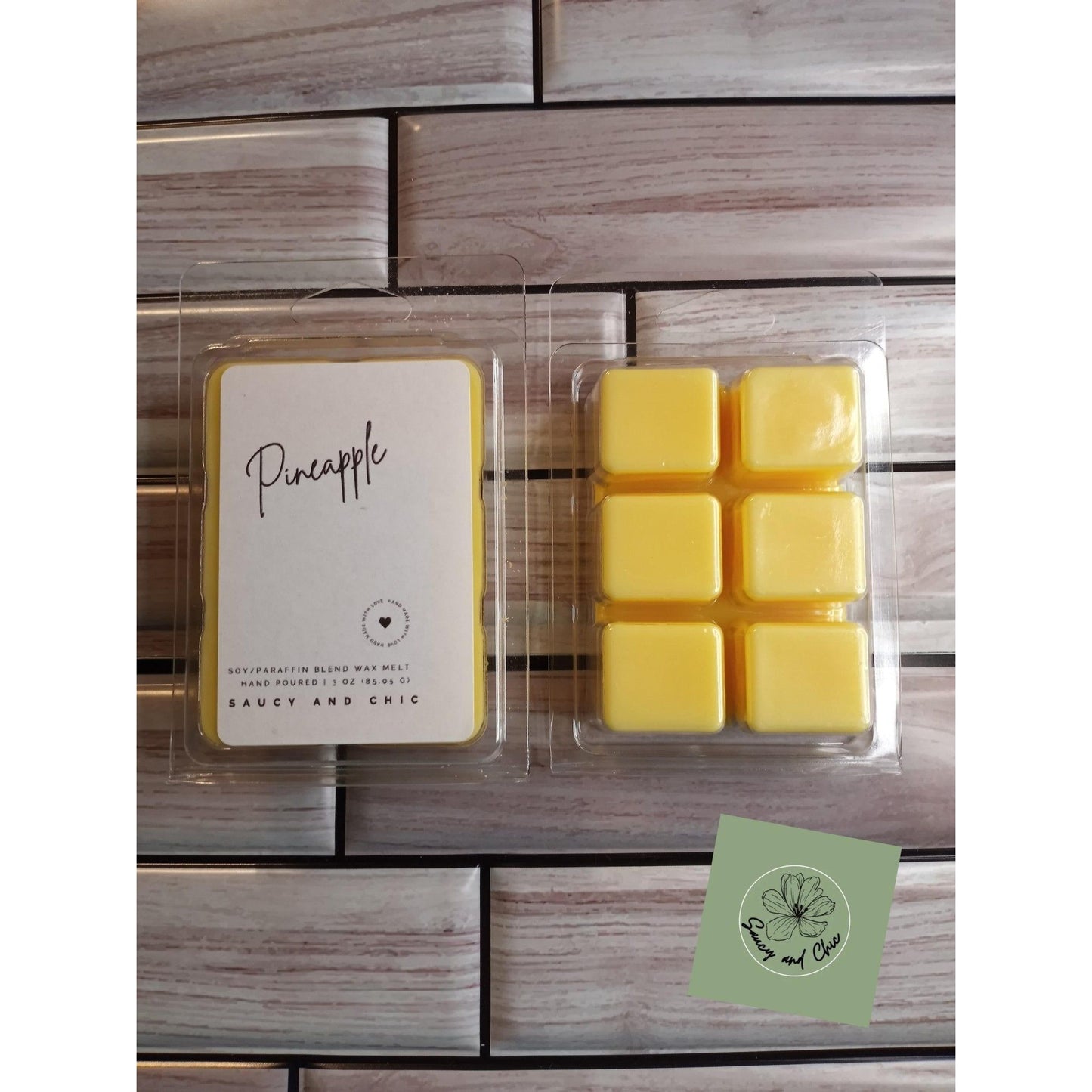 Pineapple wax melt - Saucy and Chic