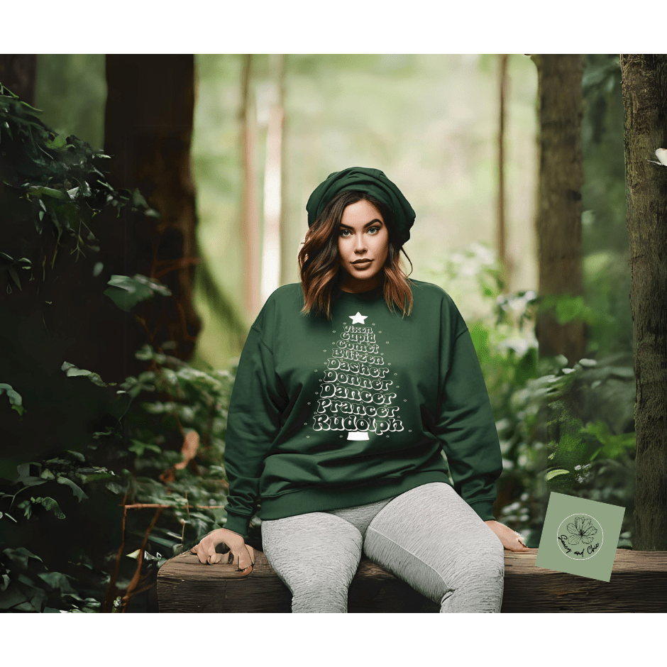 Reindeer Sweatshirt - Saucy and Chic