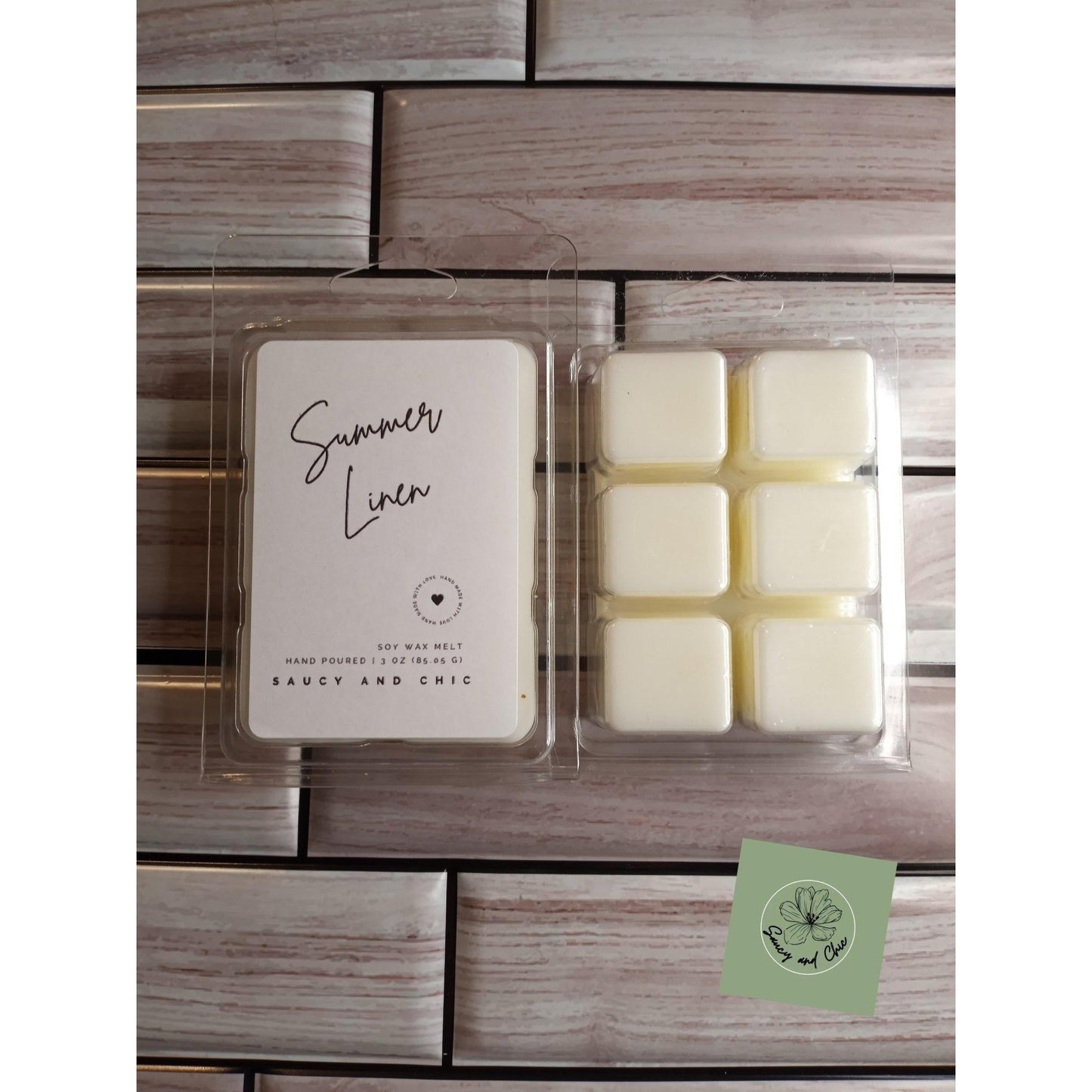 Summer Linen wax melt - Saucy and Chic