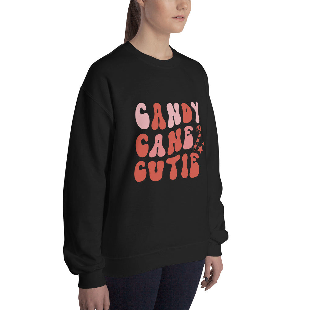 Candy cane cutie sweatshirt - Saucy and Chic LlC