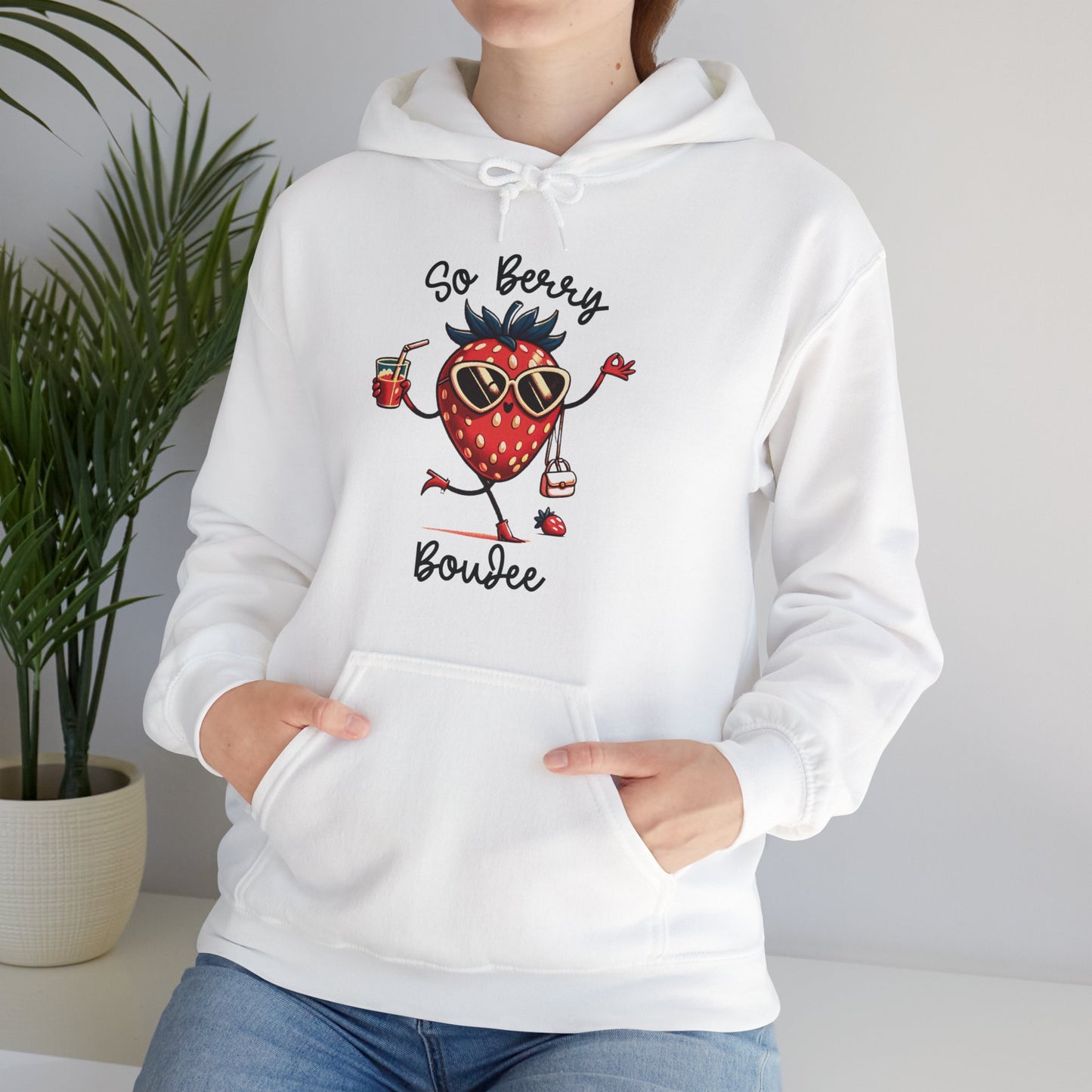 So Berry Boujee Unisex Heavy Blend™ Hooded Sweatshirt - Saucy and Chic 