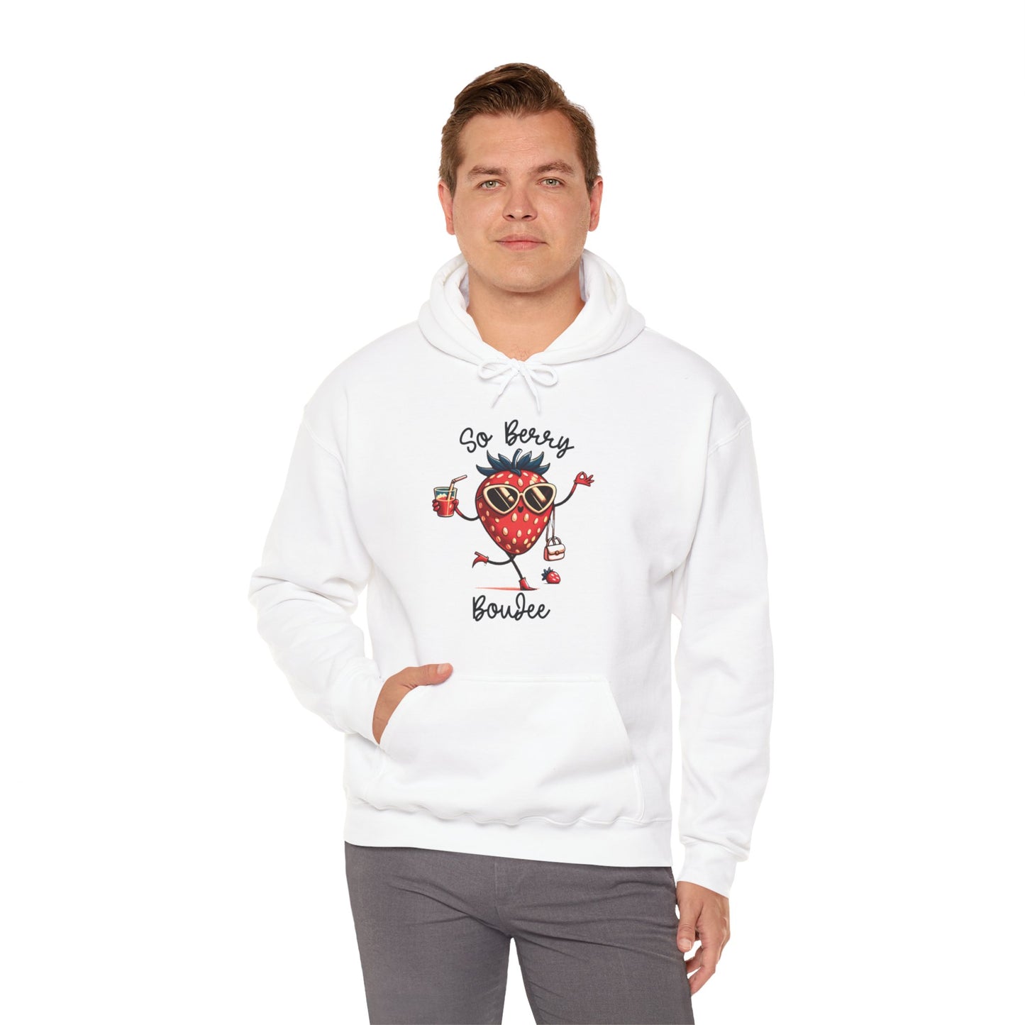 So Berry Boujee Unisex Heavy Blend™ Hooded Sweatshirt - Saucy and Chic 