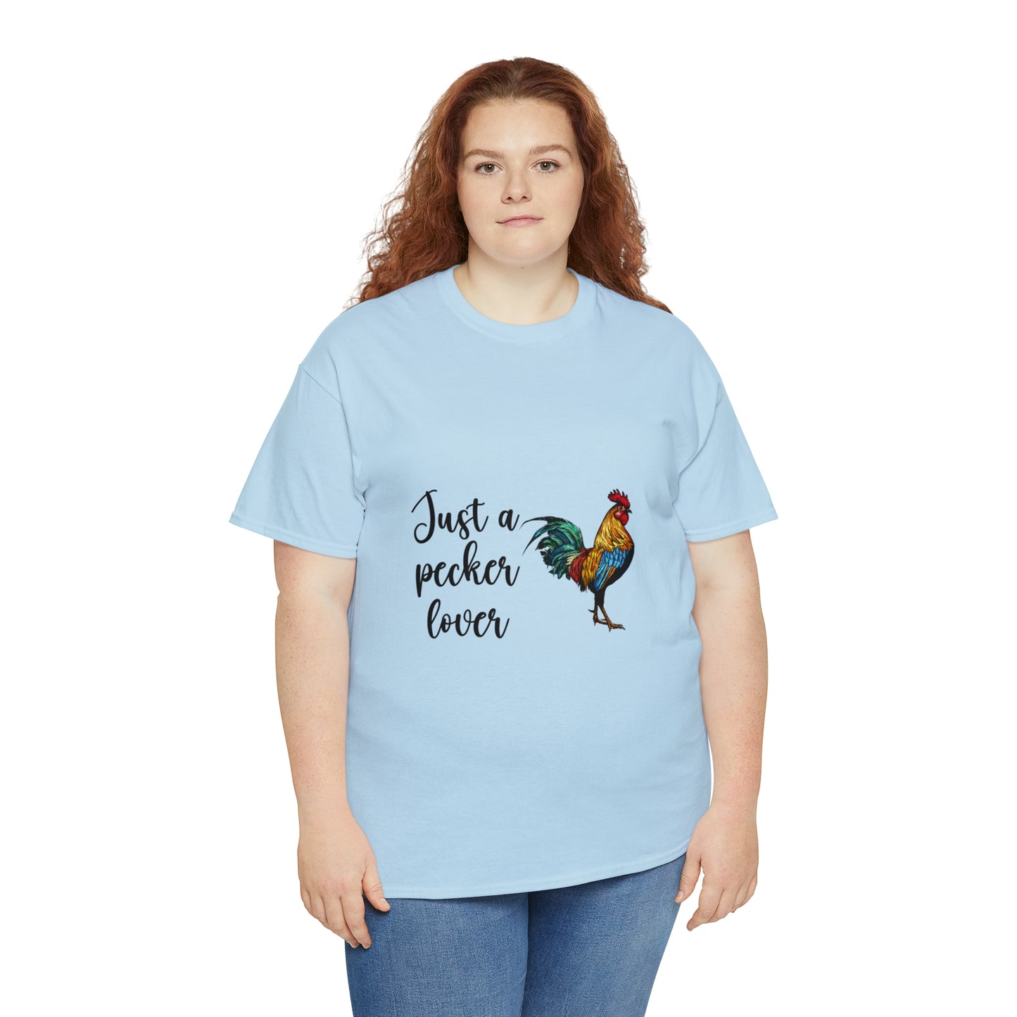 Just a Pecker Lover Unisex Heavy Cotton Tee - Saucy and Chic 