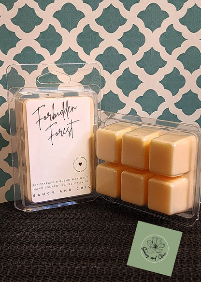 Forbidden Forest Wax Melt – Enchanting Earthy & Woodsy Scent for a Mystical Ambiance