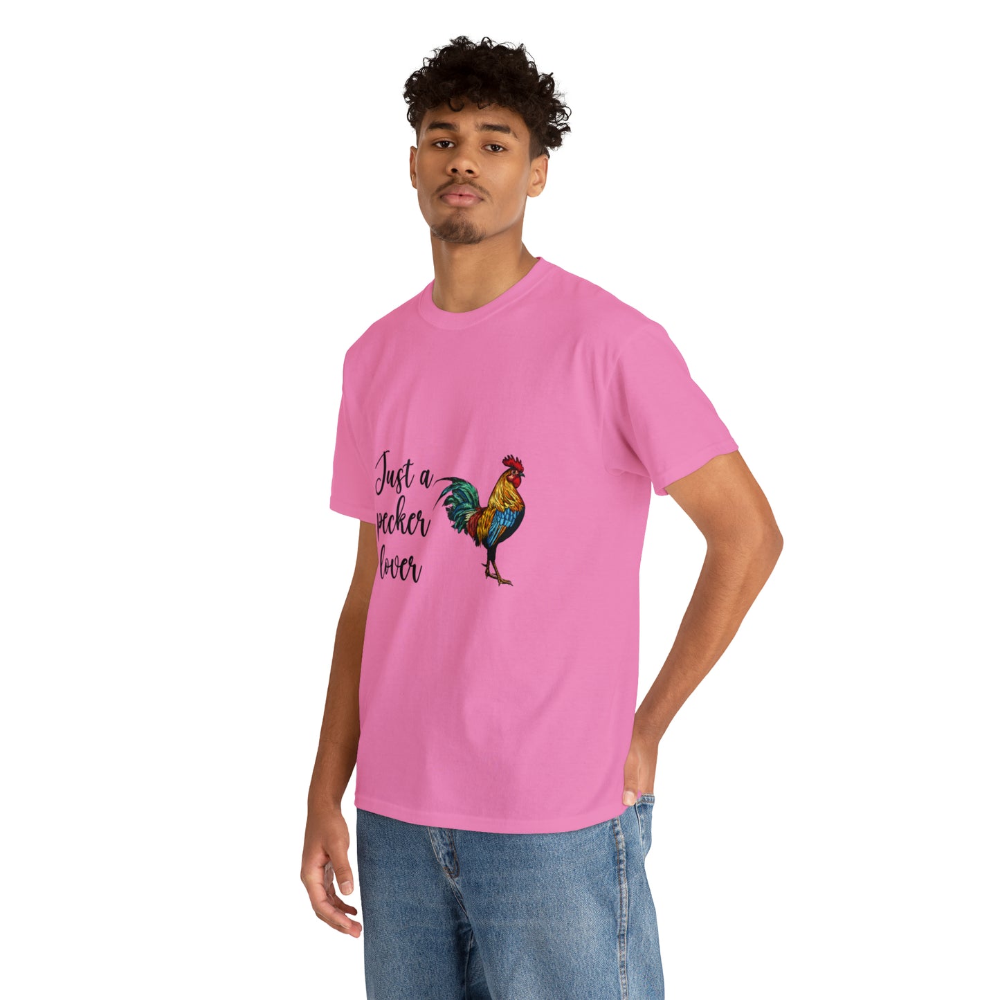 Just a Pecker Lover Unisex Heavy Cotton Tee - Saucy and Chic 