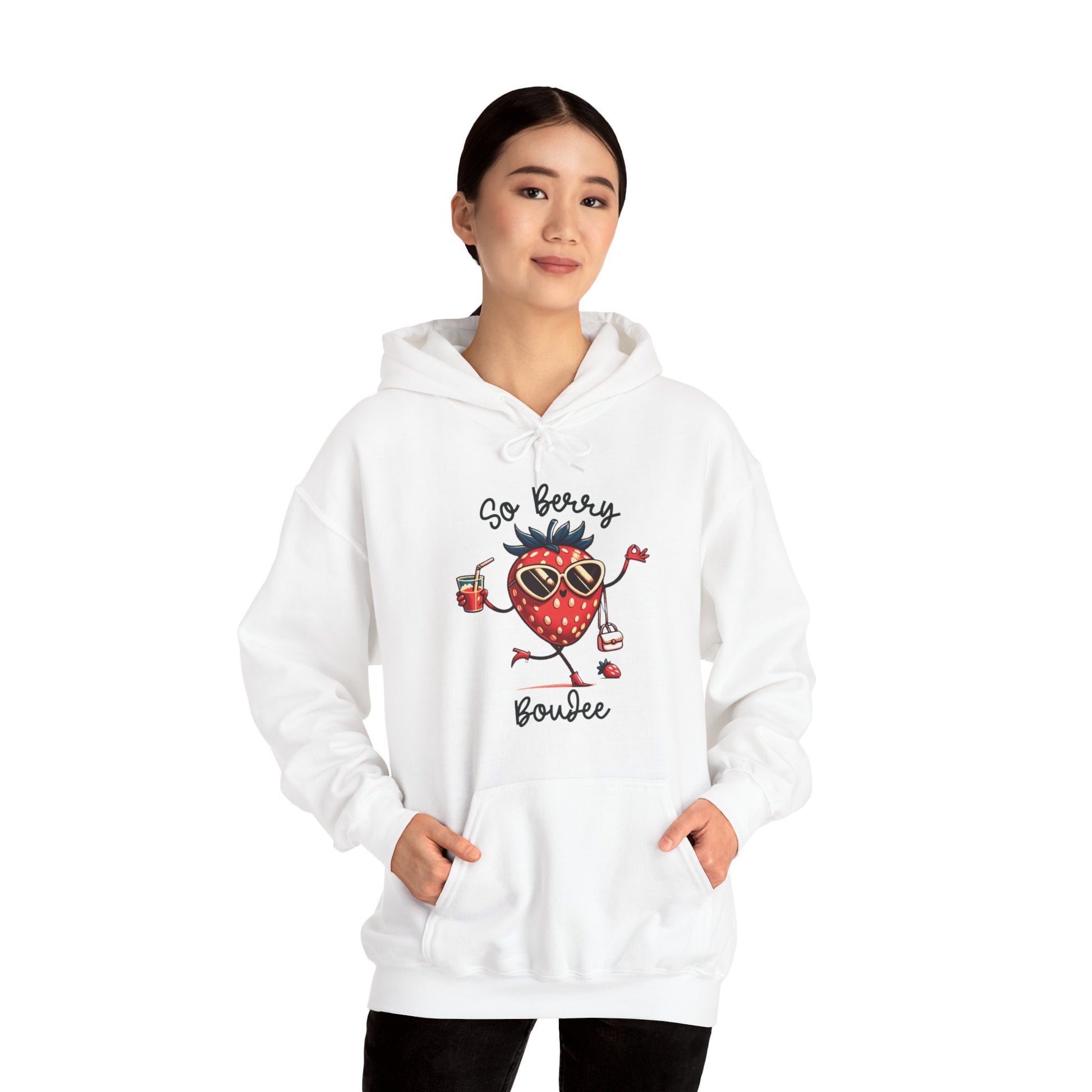 So Berry Boujee Unisex Heavy Blend™ Hooded Sweatshirt - Saucy and Chic 