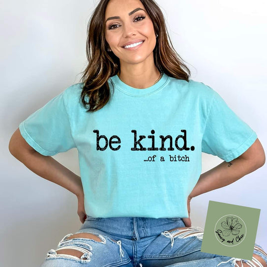 Be kind of a bitch shirt - Saucy and Chic 