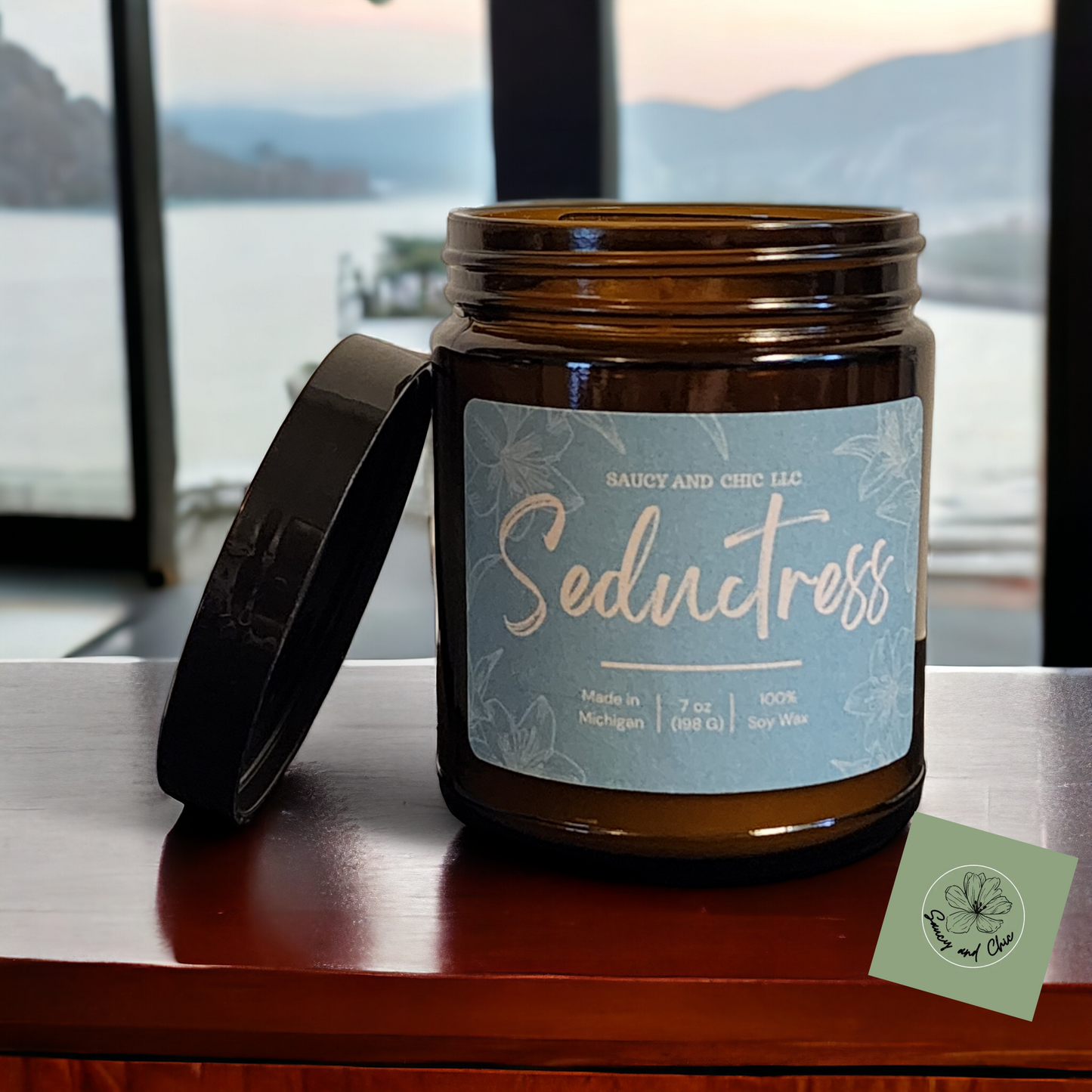 Seductress Scented Candle - Saucy and Chic 