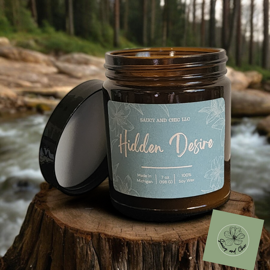 Hidden Desire Scented Candle: Romantic and Alluring Aroma Experience