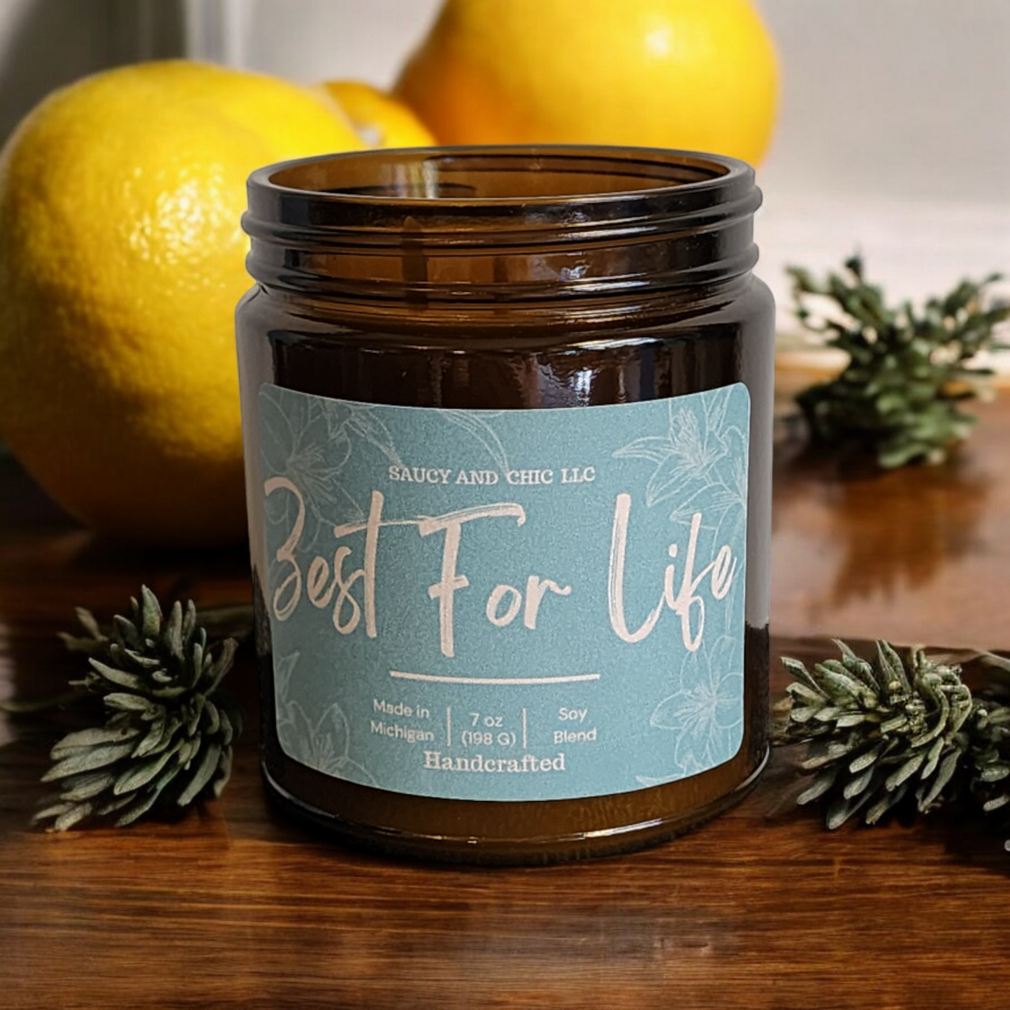 Zest for Life Candle: Citrus Blast for an Energized Day