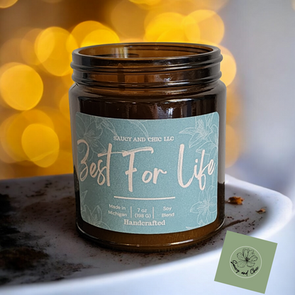 Zest for Life Candle: Citrus Blast for an Energized Day