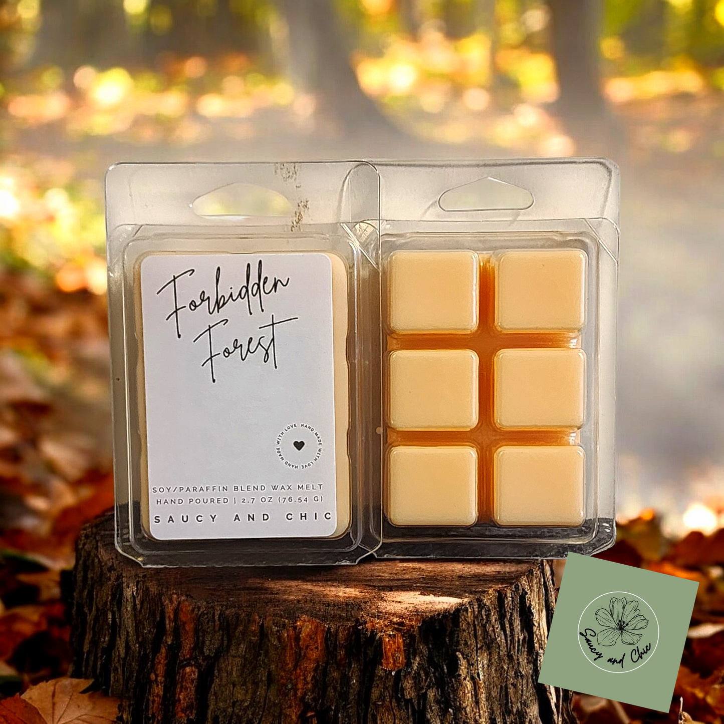 Forbidden Forest Wax Melt – Enchanting Earthy & Woodsy Scent for a Mystical Ambiance