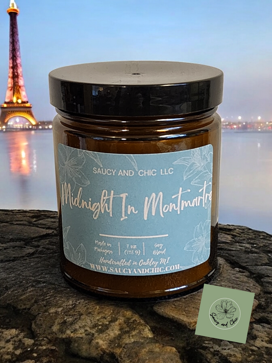 Midnight in Montmartre Wickless Candle – Sophisticated, Mysterious, and Parisian-Inspired Scent