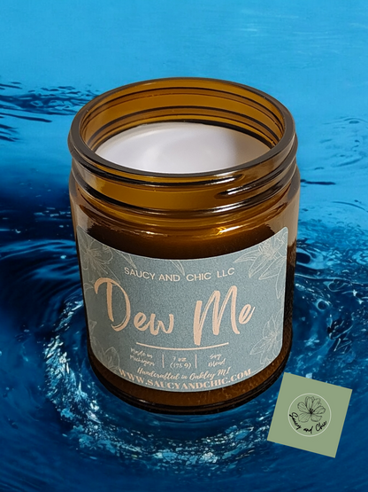 Dew Me Wickless Candle – Fresh, Invigorating, and Irresistibly Refreshing Scent