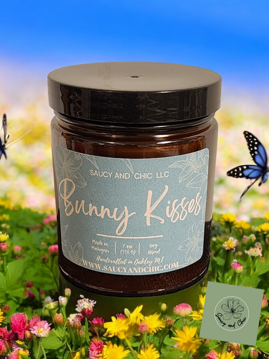 Bunny Kisses Wickless Candle – Sweet Spring Scent for Cozy Homes