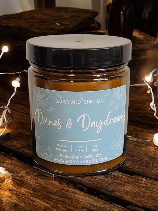 Dunes & Daydreams Wickless Candle – Warm, Breezy, and Dreamily Tranquil Scent