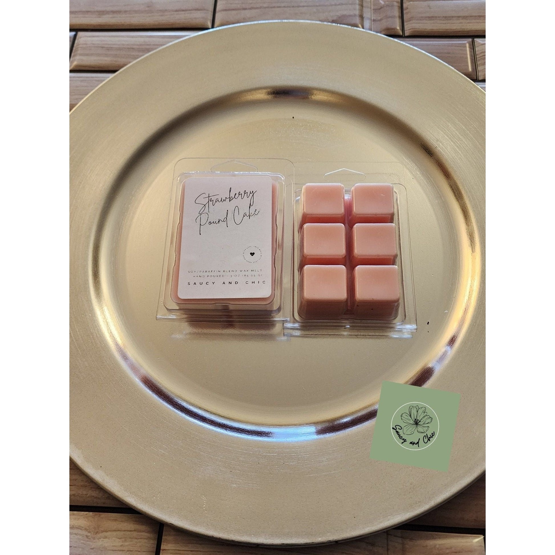 Strawberry pound cake wax melt - Saucy and Chic