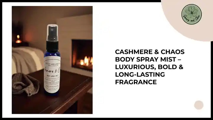 Cashmere &amp; Chaos Body Spray Mist &ndash; Luxurious, Bold &amp; Long-Lasting Fragrance by@Outfy
