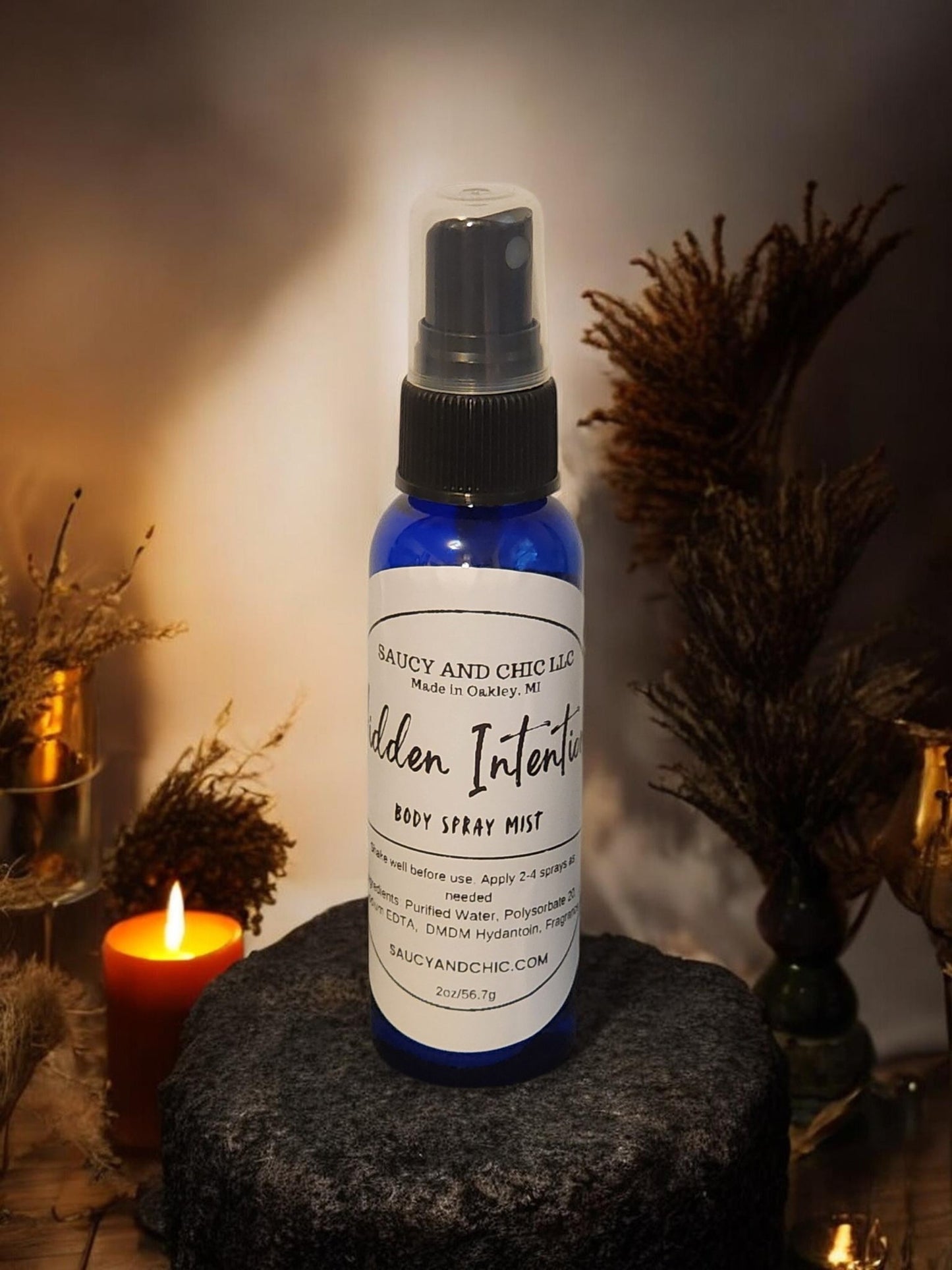 Hidden Intentions Body Mist | Warm, Mysterious & Seductive Fragrance Spray