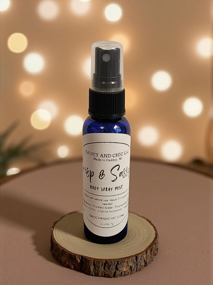 Crisp & Sassy Body Spray Mist – Fresh, Fun & Long-Lasting Fragrance