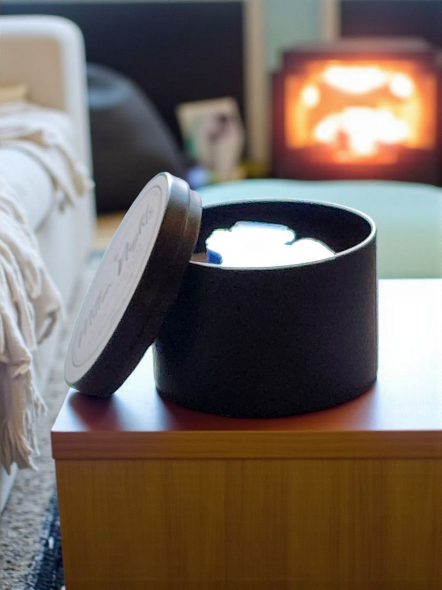 Mitten Nights Wickless Candle – Cozy Michigan-Inspired Scent for Winter Evenings | Saucy and Chic