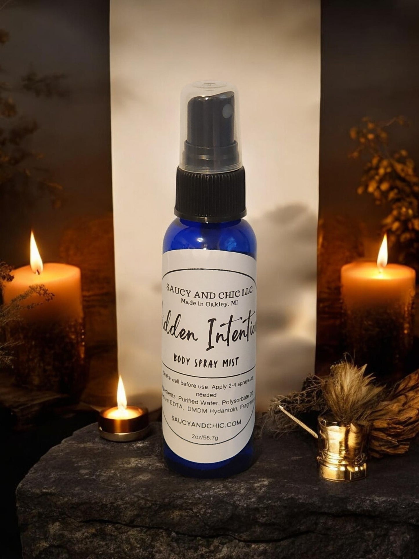 Hidden Intentions Body Mist | Warm, Mysterious & Seductive Fragrance Spray