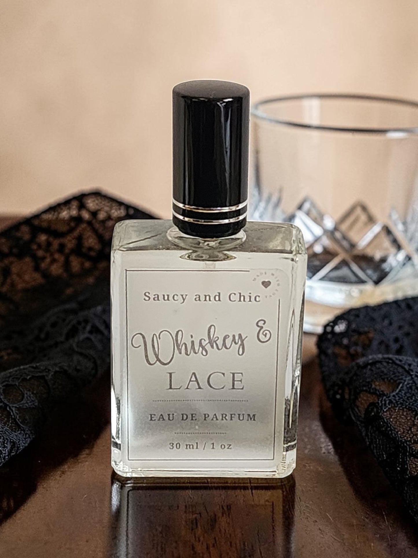 Whiskey & Lace Perfume – Warm Sandalwood, Musk & Spicy Cowgirl-Inspired Fragrance for Women