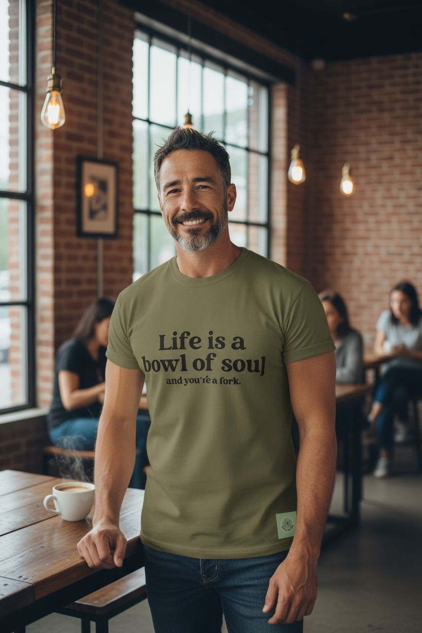Life Is a Bowl of Soup and You’re a Fork Shirt – Funny Sarcastic Graphic Tee