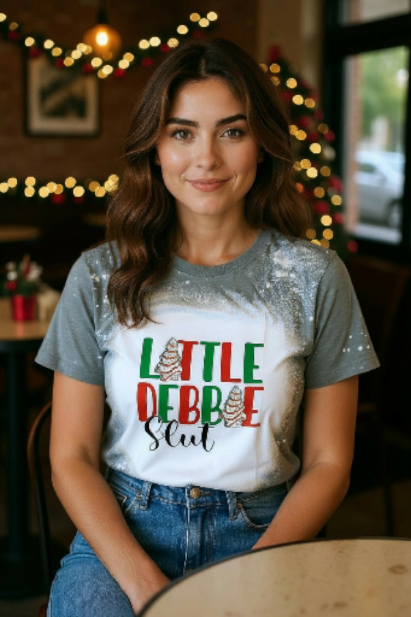 Bold & Playful 'Little Debbie Slut' Shirt - Sassy Statement Tee