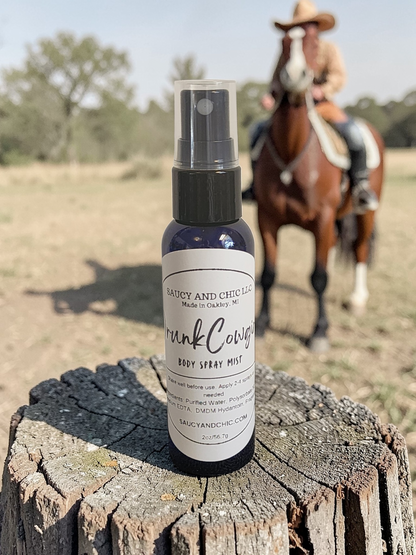 Drunk Cowgirl Body Mist – Mandarin, Coconut & Leather Sweet Western Perfume Spray