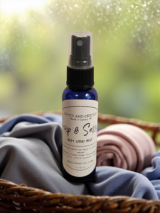 Crisp & Sassy Body Spray Mist – Fresh, Fun & Long-Lasting Fragrance