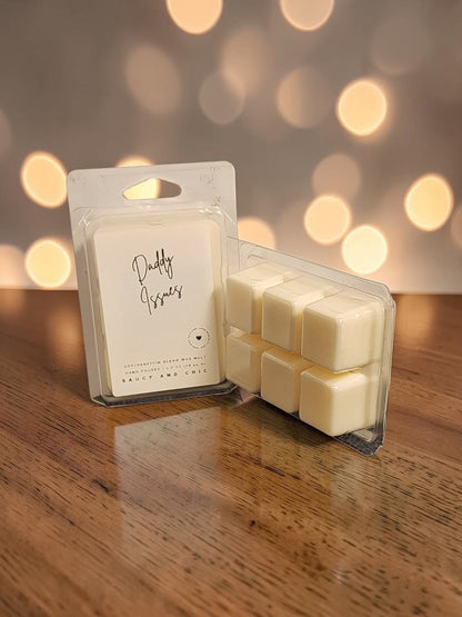 Daddy Issues Wax Melt – Dark Masculine Luxury Home Scent with Fresh Woods & Ice Notes