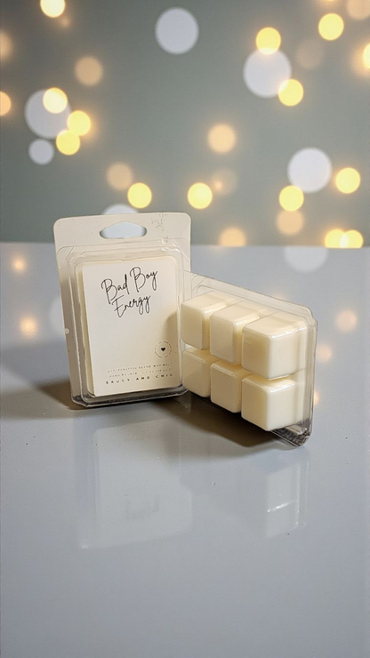 Bad Boy Energy Wax Melt – Bold Masculine Scent • Long-Lasting • Handmade Wax Melts for Home & Bedroom
