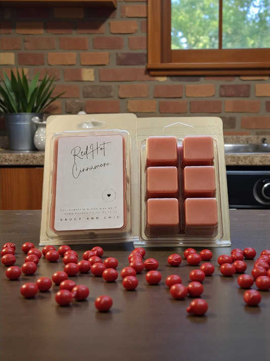 Red Hot Cinnamon Wax Melt | Spicy, Bold & Long-Lasting Home Fragrance